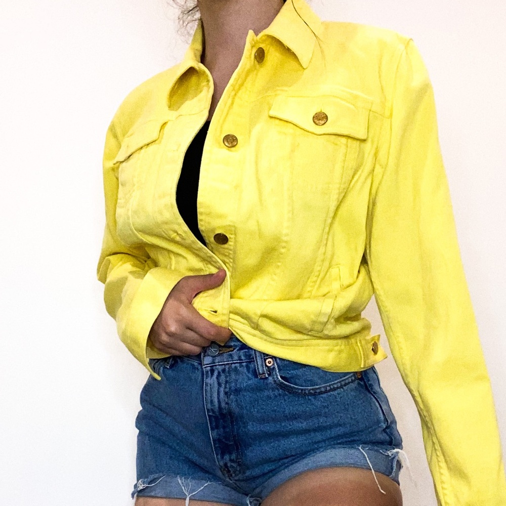 SOLD⚡️Ralph Lauren Yellow Denim Jacket⚡️